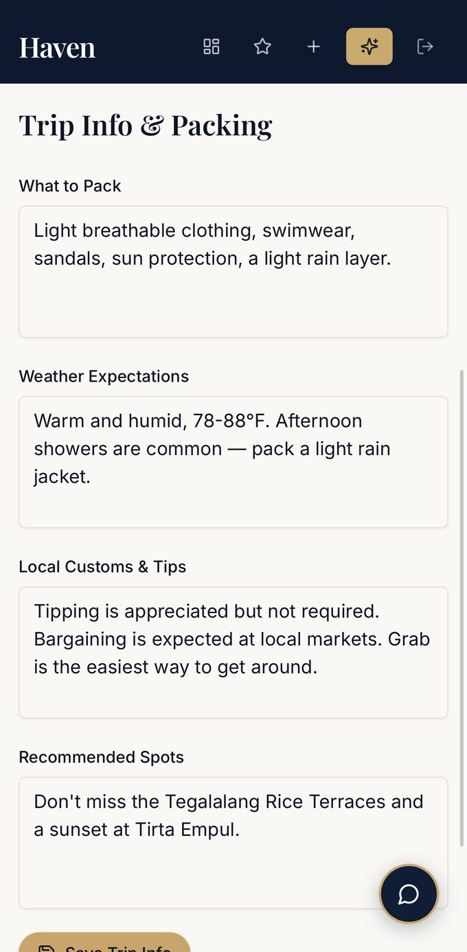 Pack lists and local tips, ready to go.